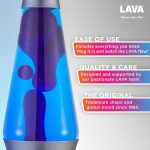 Lava? Lamp - 14.5 Cosmic Wave - The Original Motion Light - Purple Wax and Blue Liquid - Item #2633 (Amazon Exclusive)
